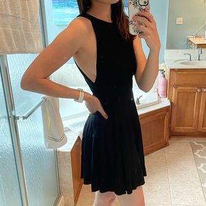 Urban Outfitters Black Backless Dress